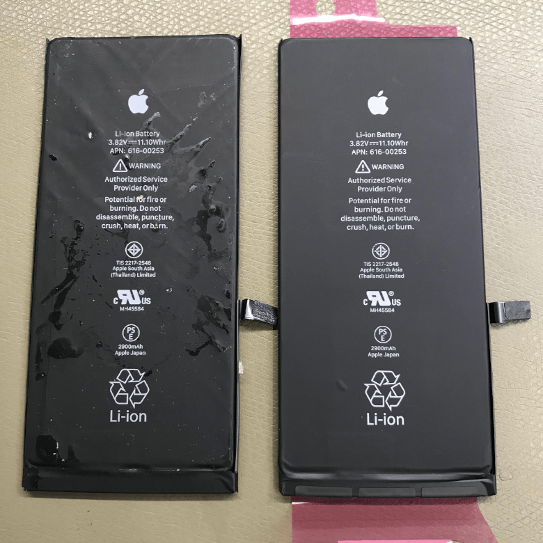 Apple Akku Vergleich Verschliessen und Neu